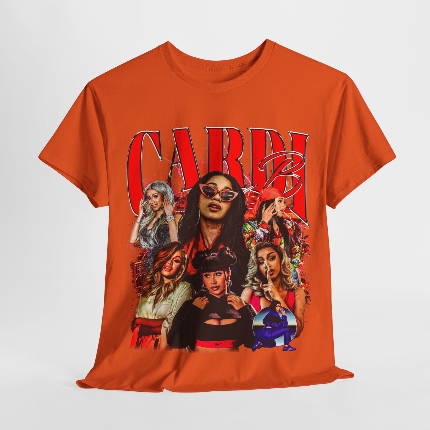 Cardi B 1 Hip-Hop Unisex Heavy Cotton Tee - 312tshirts 2