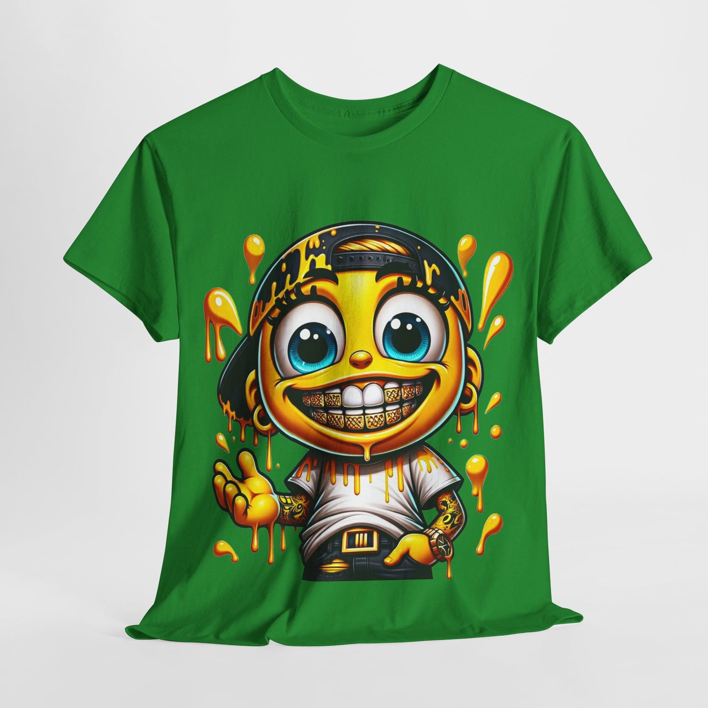 Drip Emoji Unisex Heavy Cotton Tee - 312tshirts 2