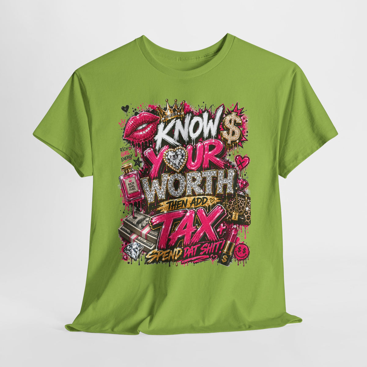 Know Your Worth #1 Unisex Heavy Cotton Tee