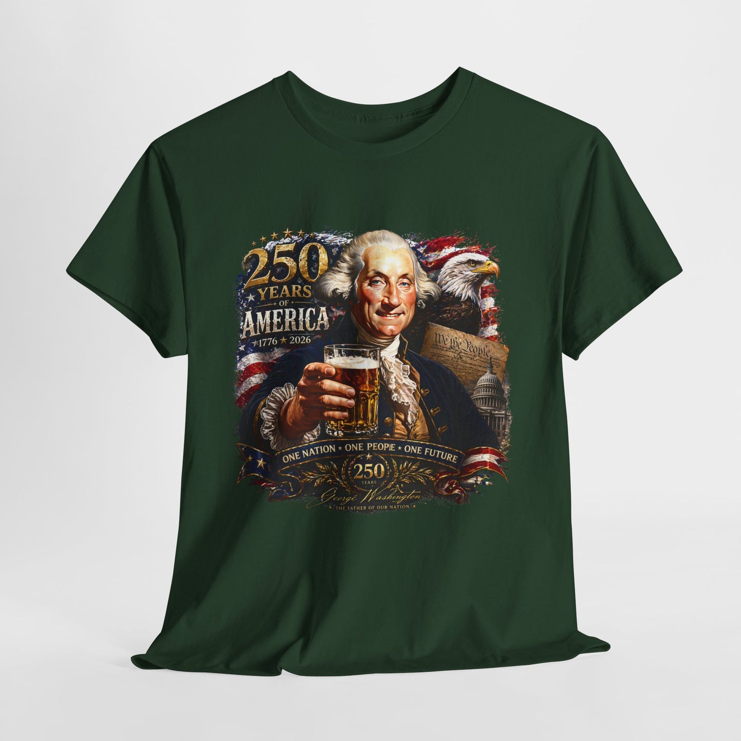 250 Years America #4 Unisex Heavy Cotton Tee