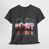 Boston area code Unisex Heavy Cotton Tee