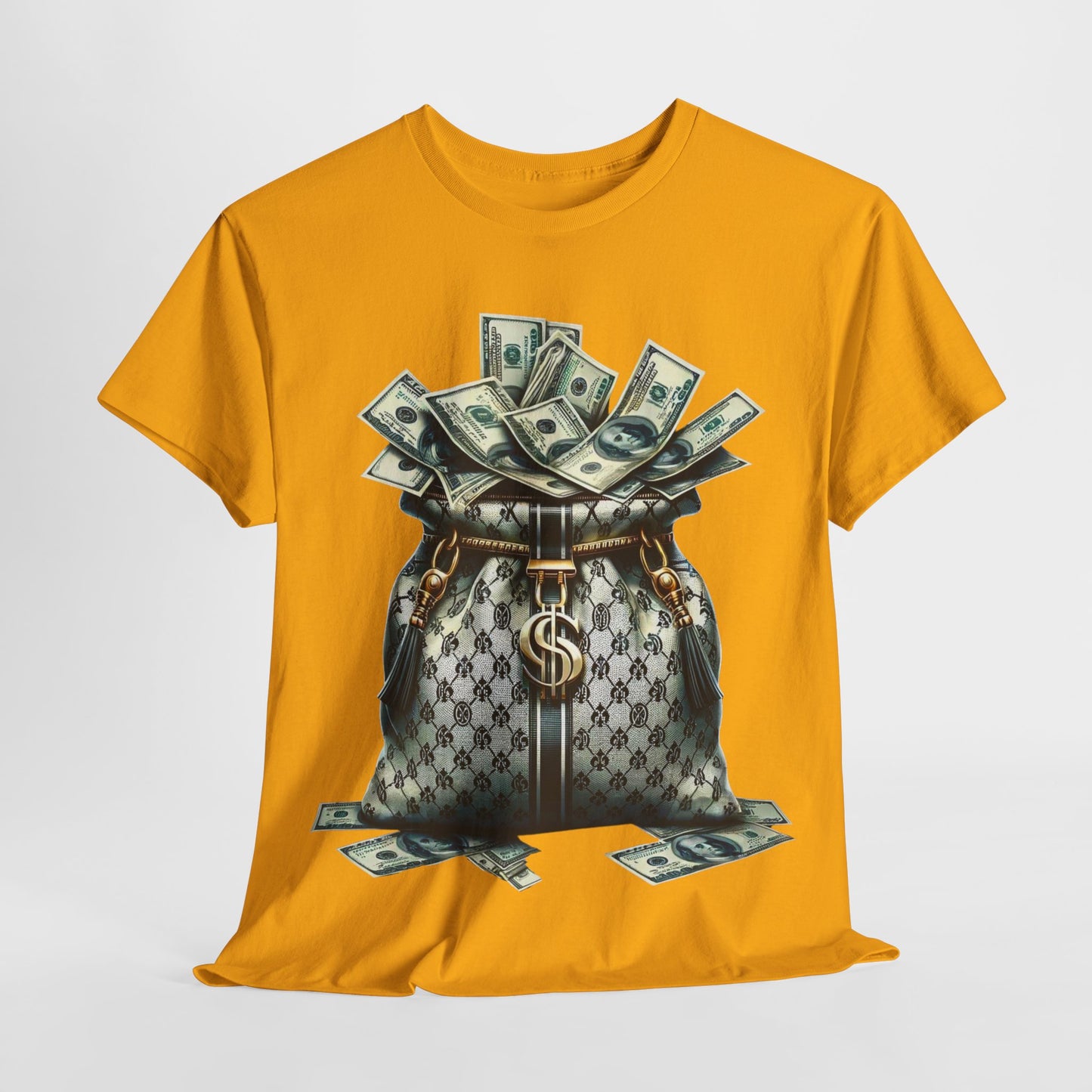 Hustler Money Bag #1 Unisex Heavy Cotton Tee - 312tshirts 2