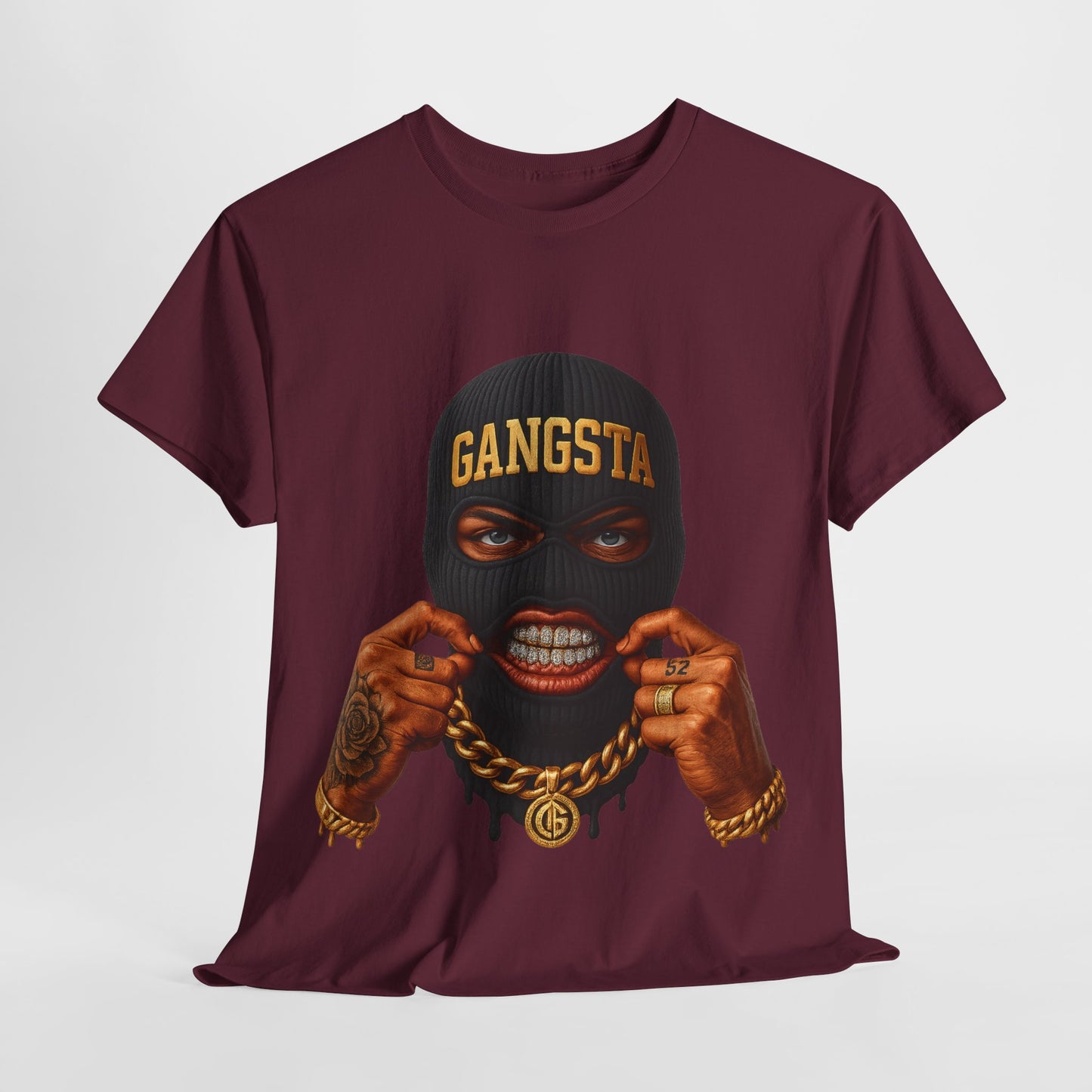 Black Ski Mask Unisex Heavy Cotton Tee