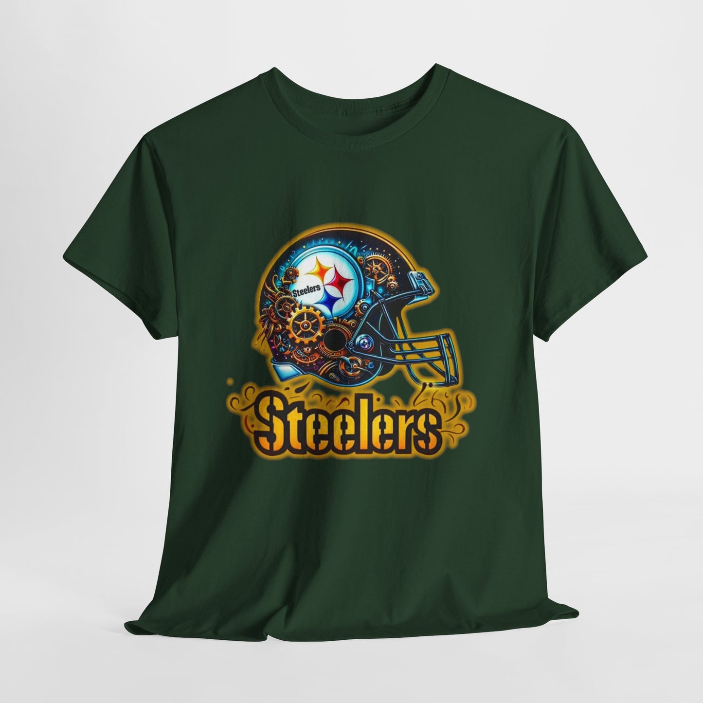 Sports Steelers Football Helmet #2 Unisex Heavy Cotton Tee