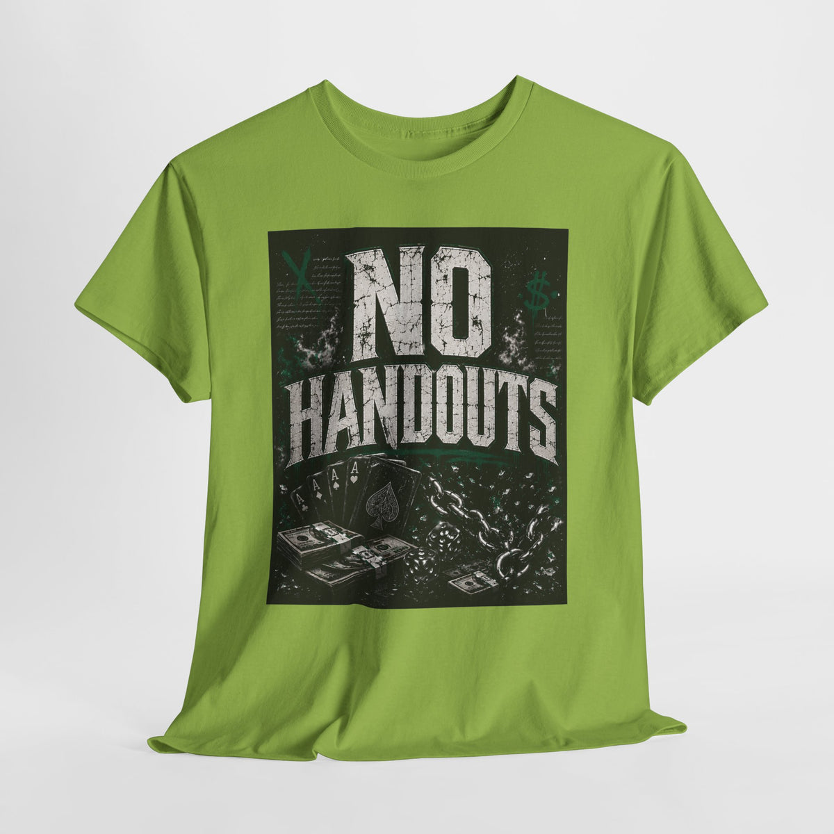 No Handouts #1 Unisex Heavy Cotton Tee