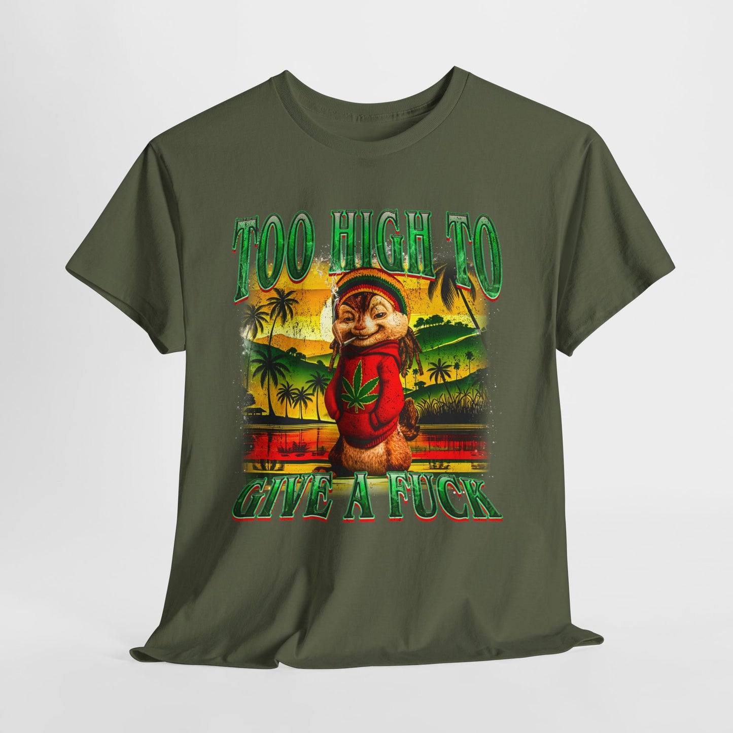 420 Chipmunk #1 Unisex Heavy Cotton Tee - 312tshirts 2