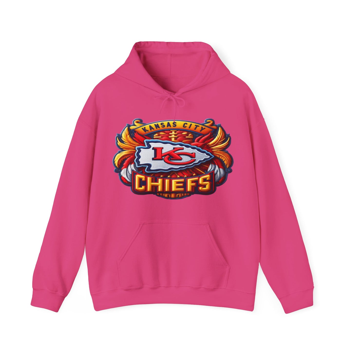 Sports Chiefs Football Logo #1 Unisex Heavy Sweatshirt Hoodie