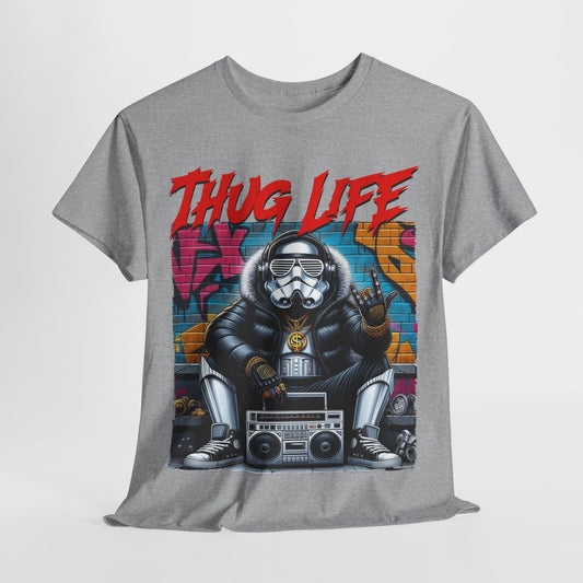 Thug Life #4 Stormtrooper Unisex Heavy Cotton Tee