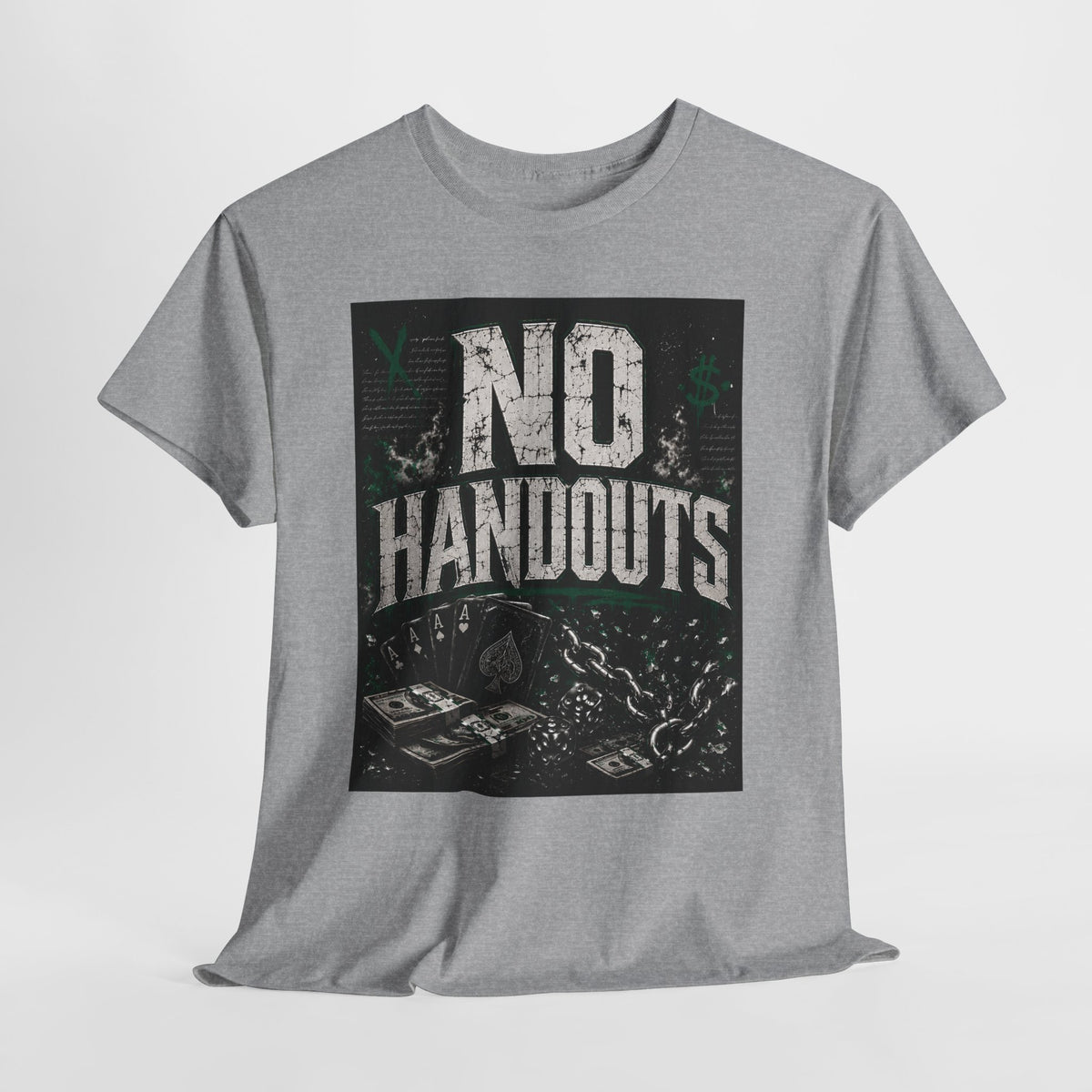 No Handouts #1 Unisex Heavy Cotton Tee