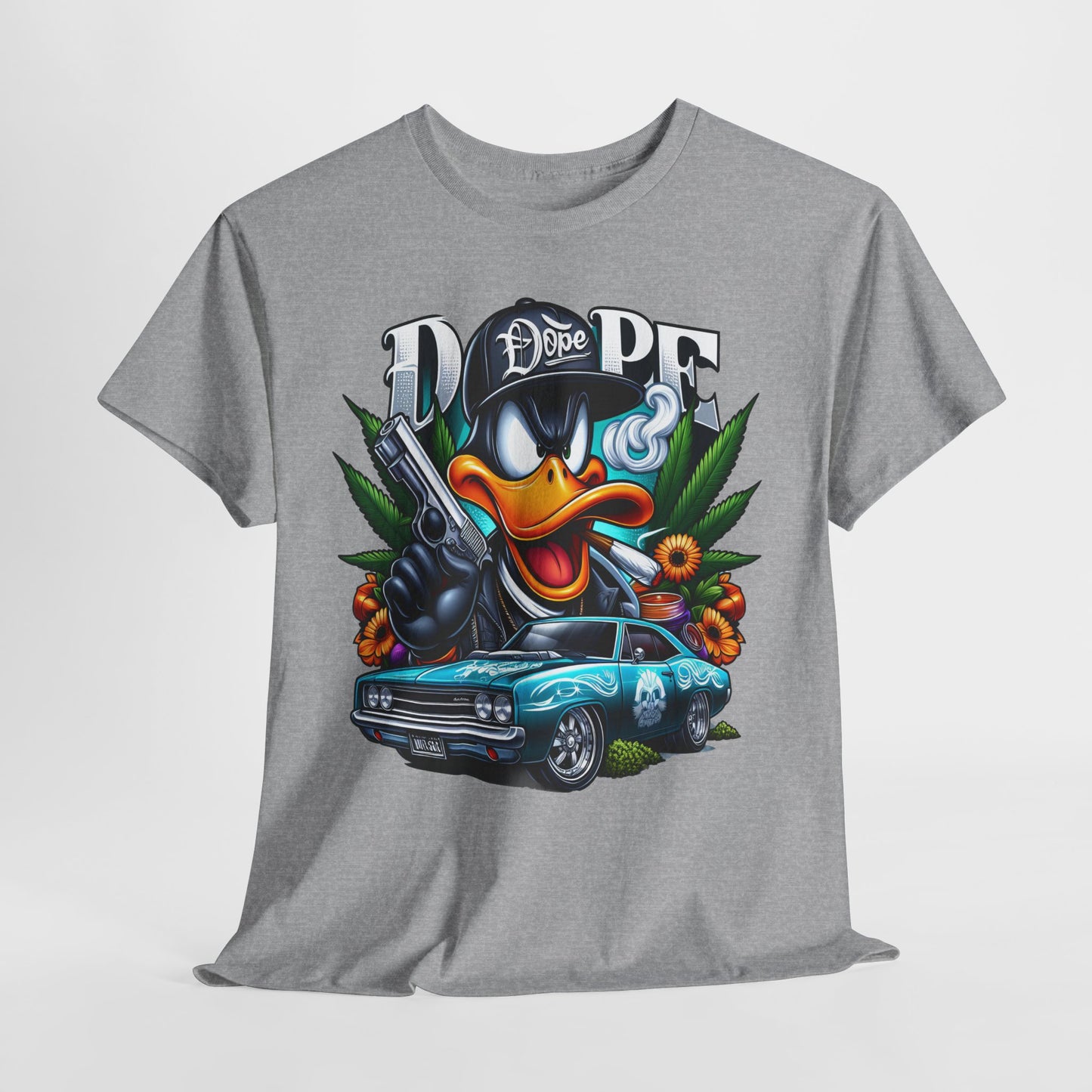 420 Dope Vibes Gangsta Duck #4 Unisex Heavy Cotton Tee - 312tshirts 2