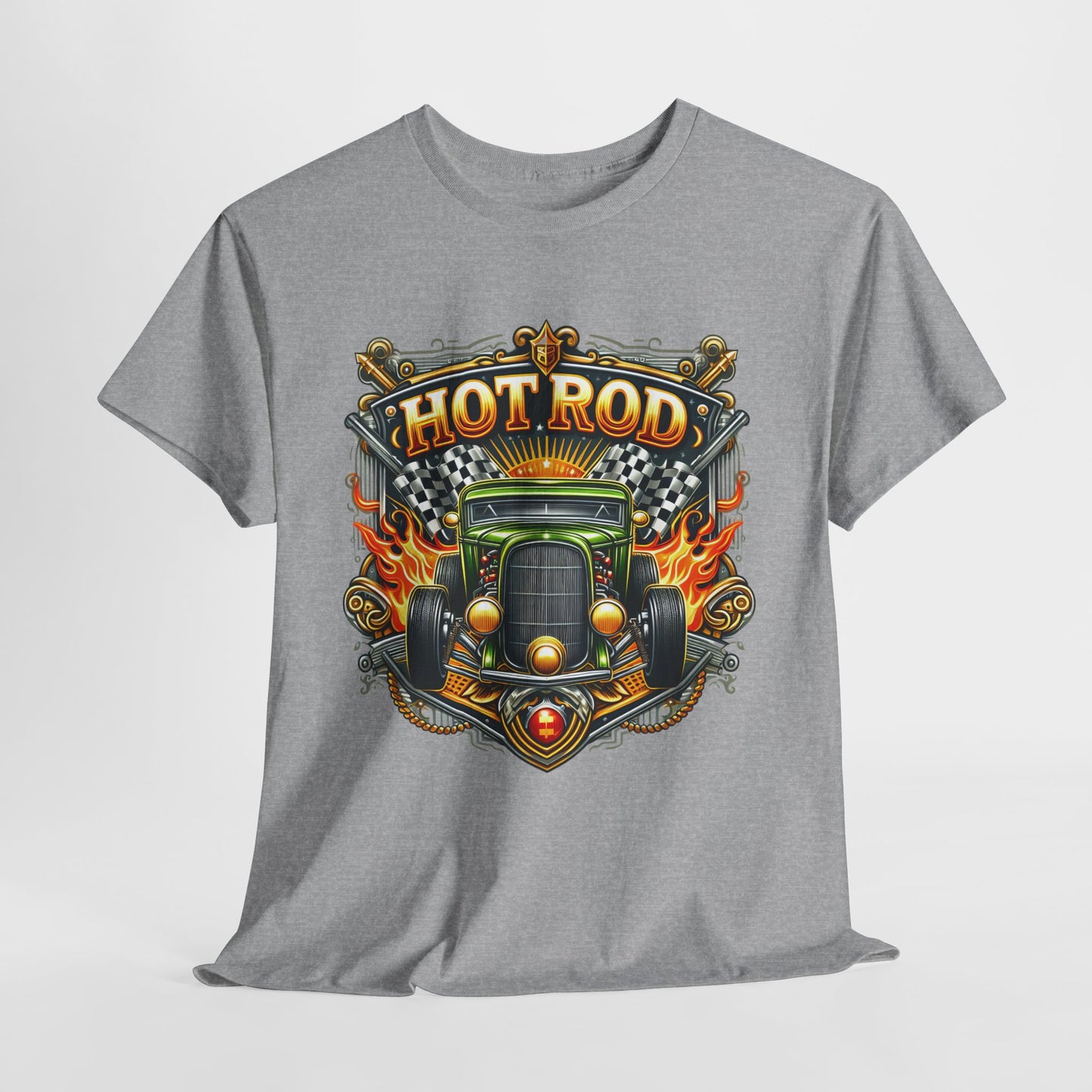 Hot Rod #10 Unisex Heavy Cotton Tee - 312tshirts 2