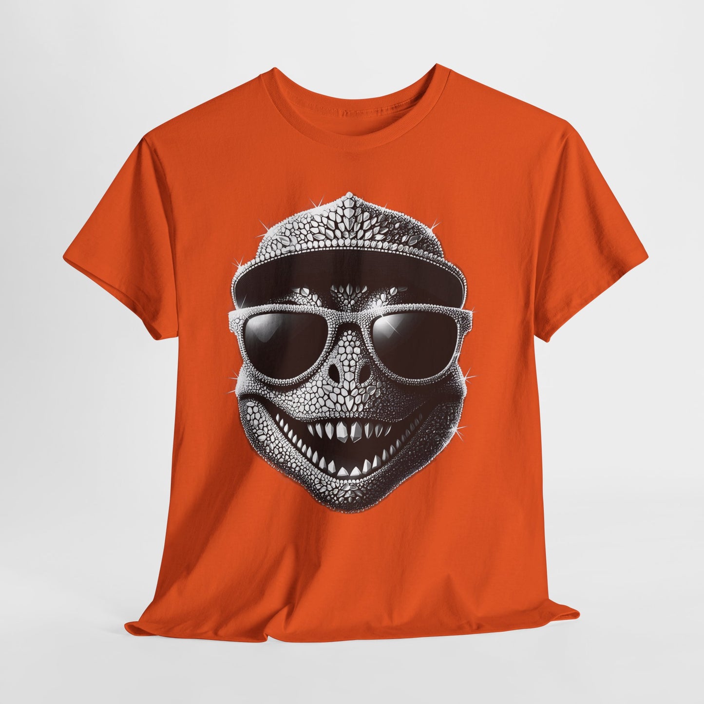 Cool Dinosaur Head Unisex Heavy Cotton Tee - 312tshirts 2