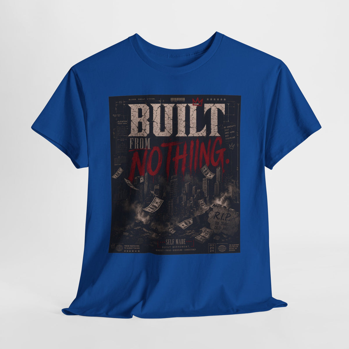 Built From Nothing #1 Unisex Heavy Cotton Tee