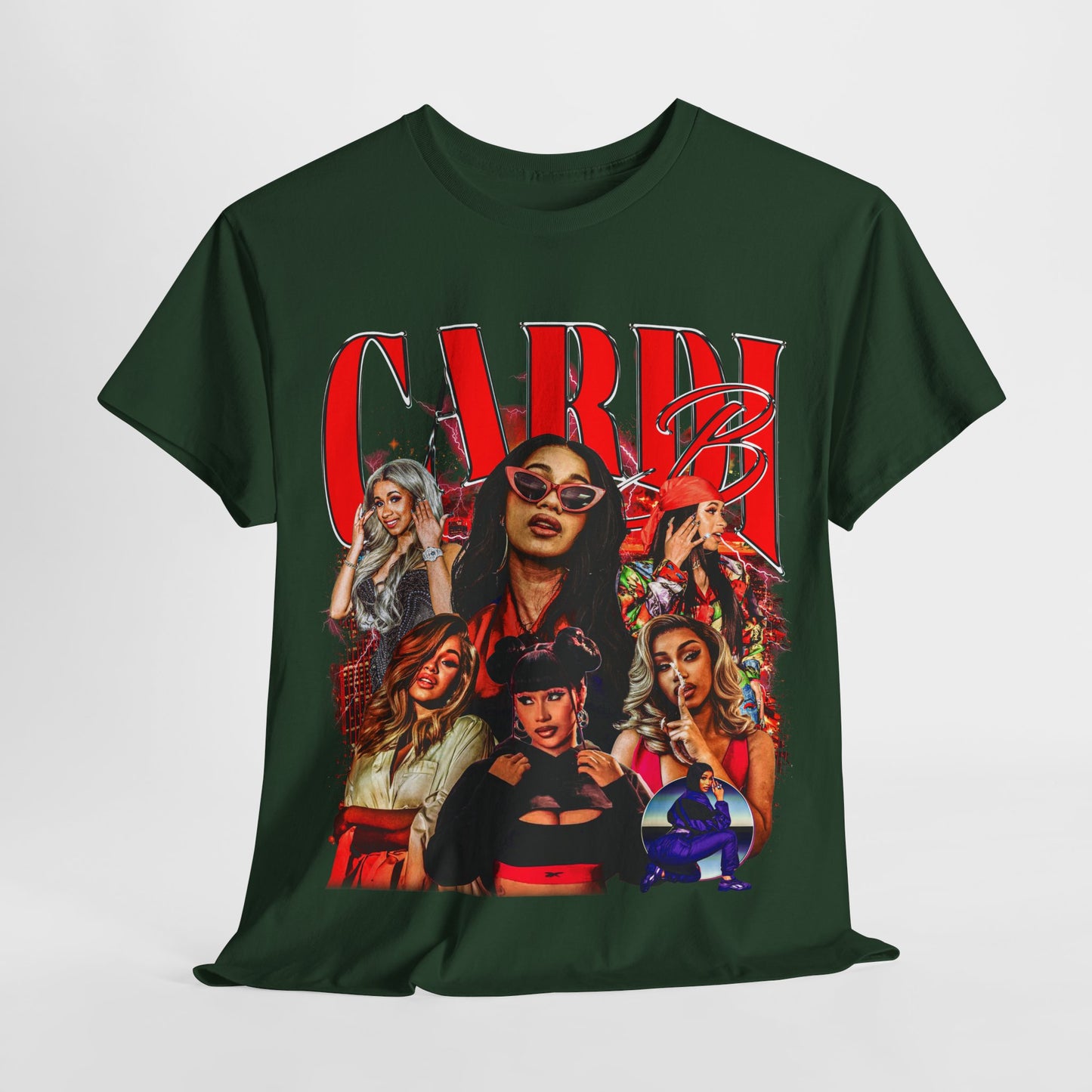 Cardi B 1 Hip-Hop Unisex Heavy Cotton Tee - 312tshirts 2