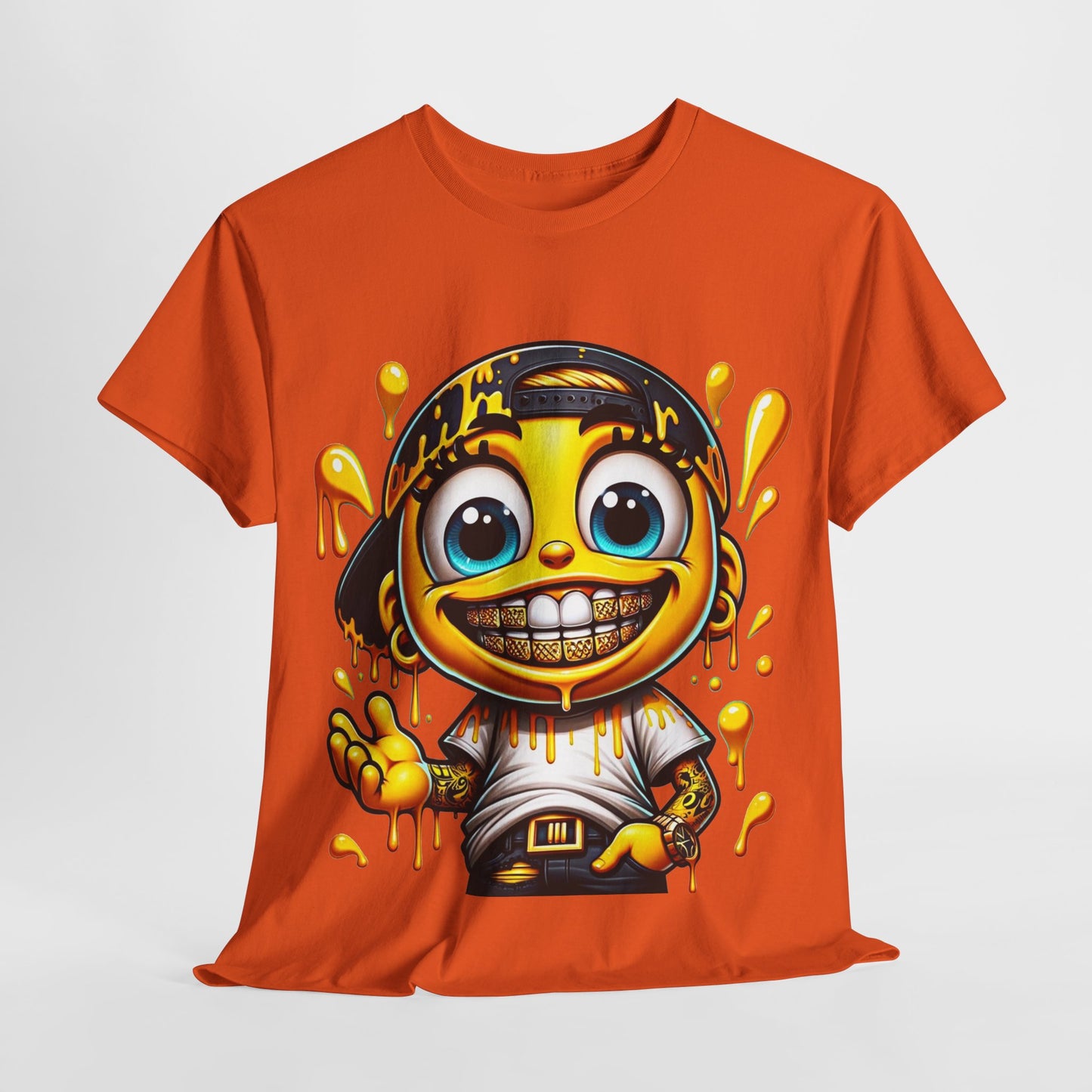 Drip Emoji Unisex Heavy Cotton Tee - 312tshirts 2