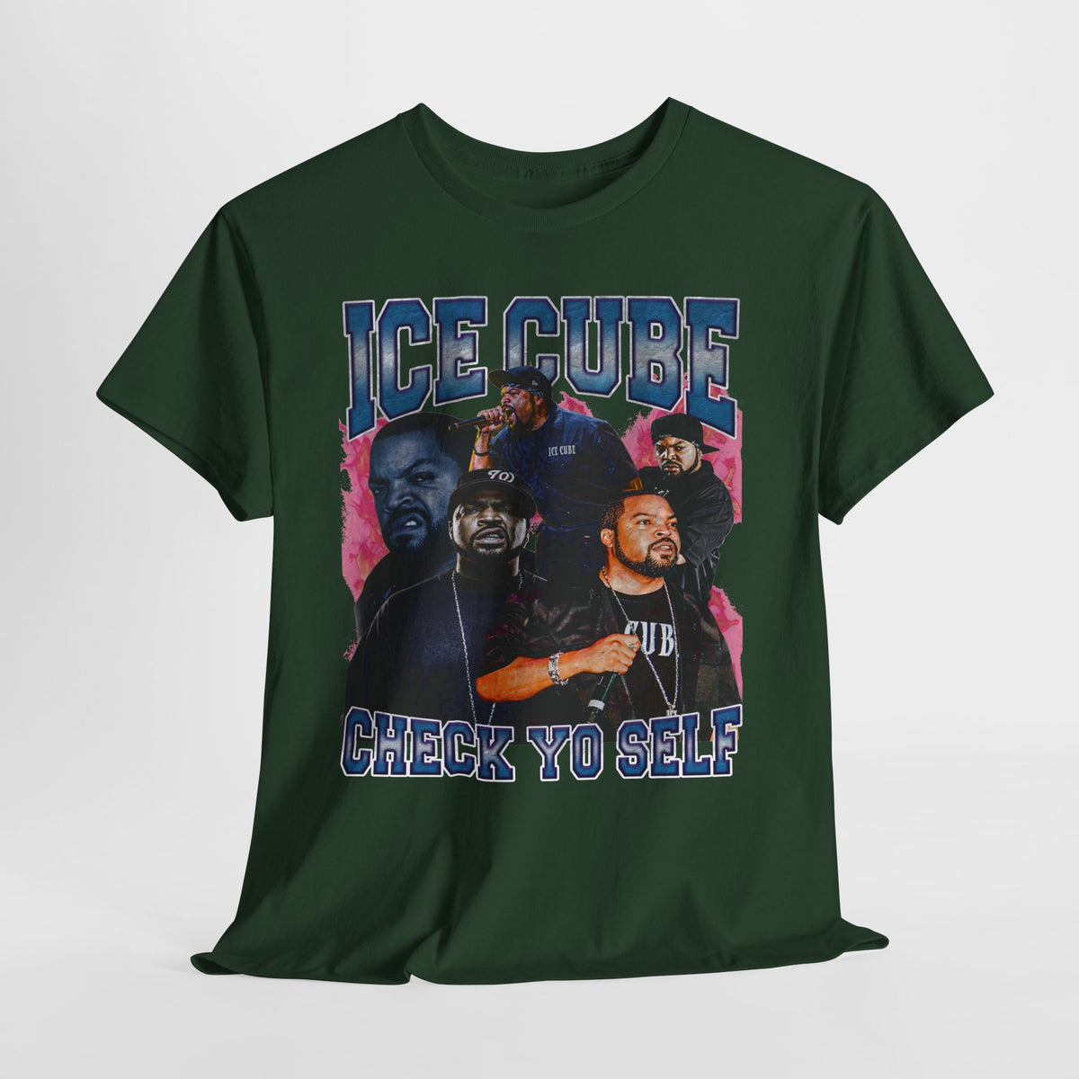 Ice Cube 'Check Yo Self' 3 Unisex Heavy Cotton Tee - 312tshirts 2