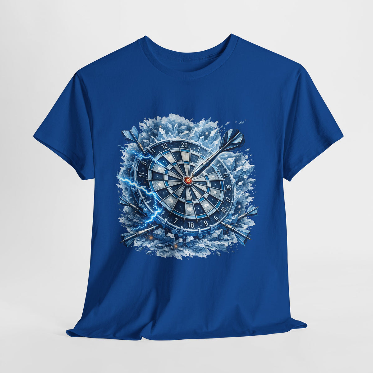 Dartboard Splash T‑Shirt — Bullseye Dart Game Graphic Tee - 312tshirts 2