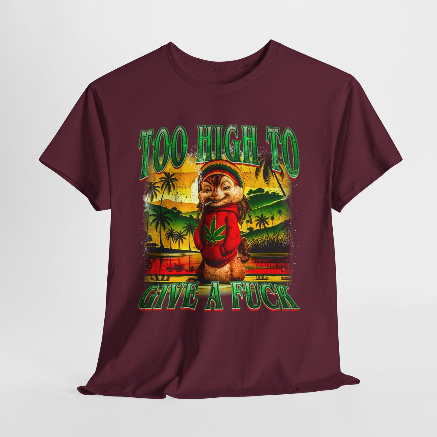 420 Chipmunk #1 Unisex Heavy Cotton Tee - 312tshirts 2