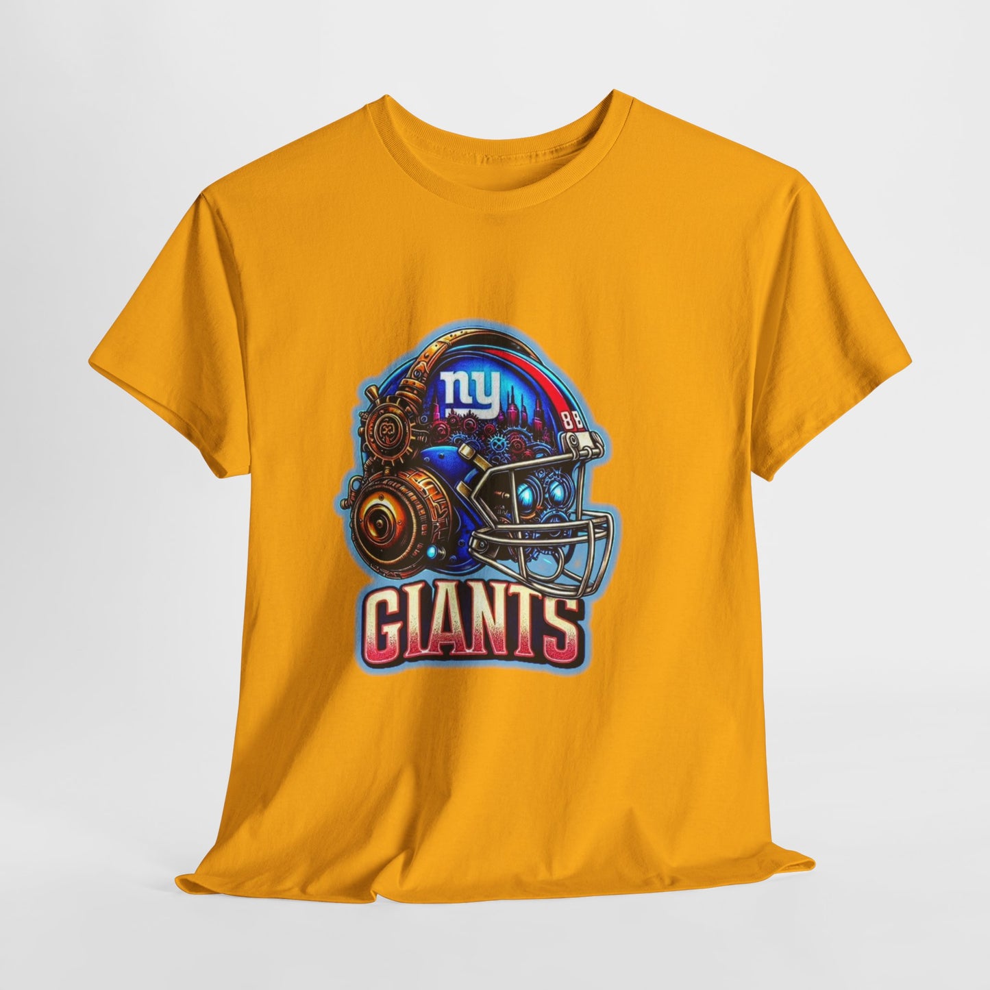 Sports Giant's Football Helmet #2 Unisex Heavy Cotton Tee