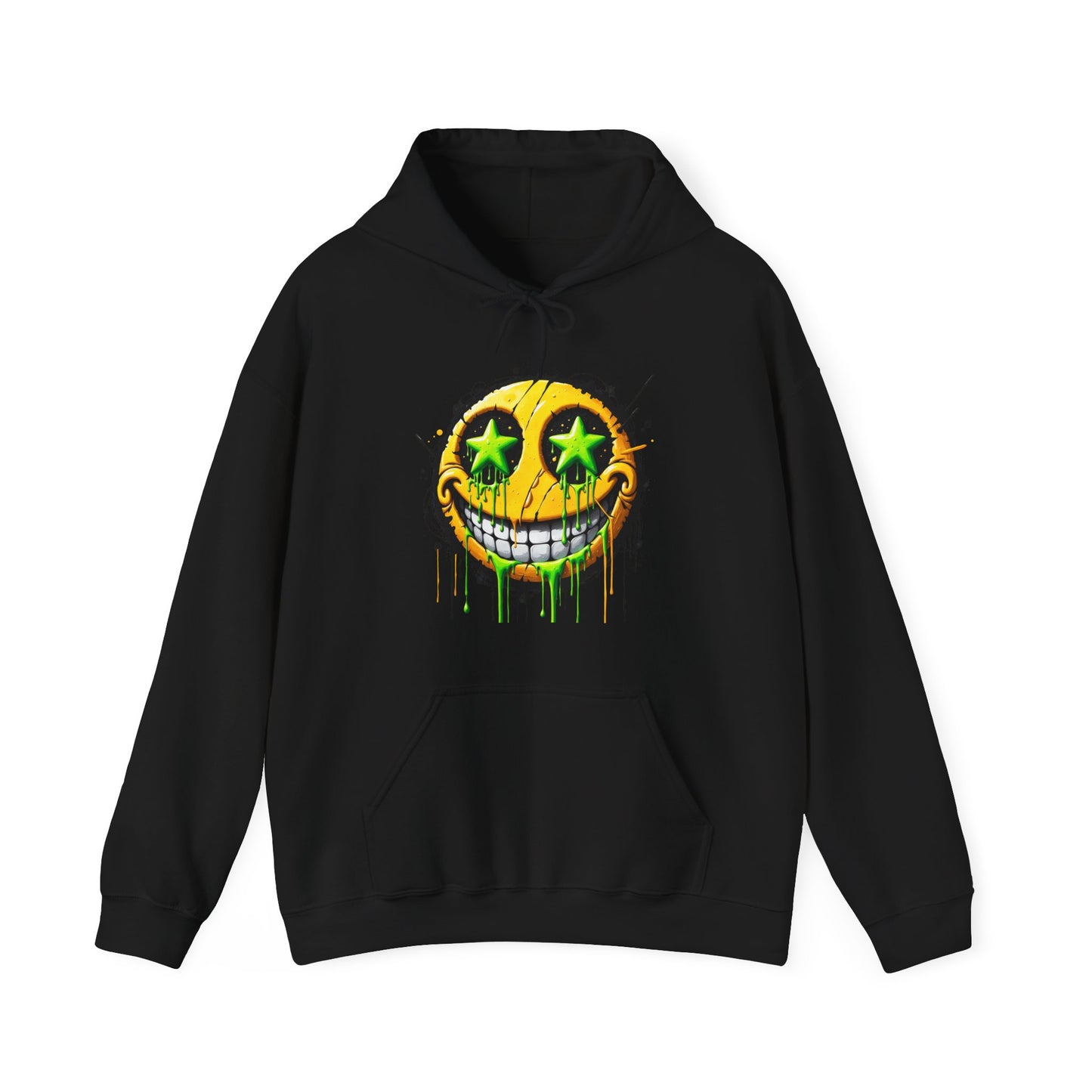 Creepy Neon Emoji #7 Unisex Heavy Sweatshirt Hoodie