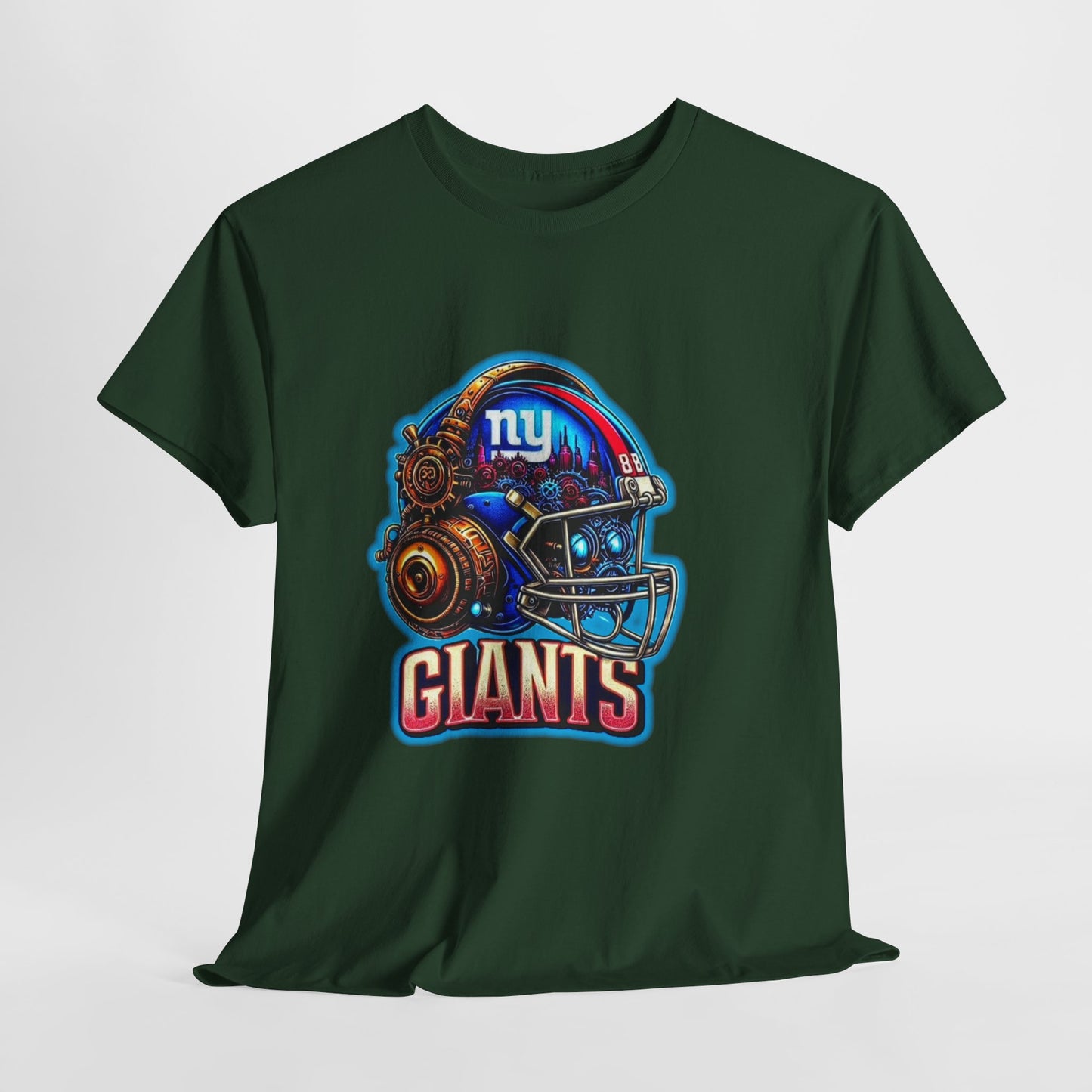 Sports Giant's Football Helmet #2 Unisex Heavy Cotton Tee
