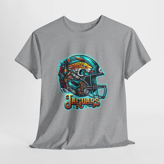 Sports Jaguar Football Helmet #2 Unisex Heavy Cotton Tee
