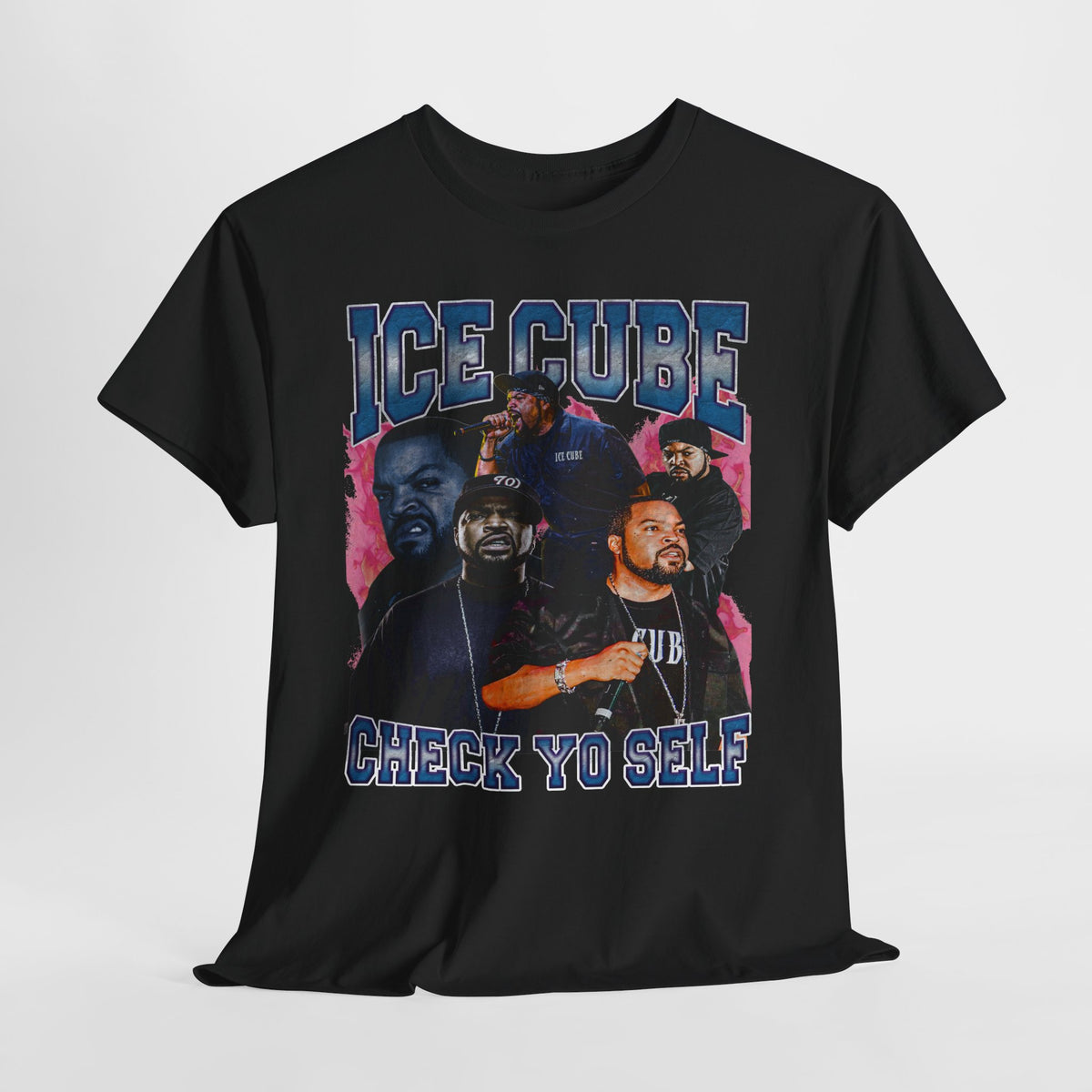 Ice Cube 'Check Yo Self' 3 Unisex Heavy Cotton Tee - 312tshirts 2