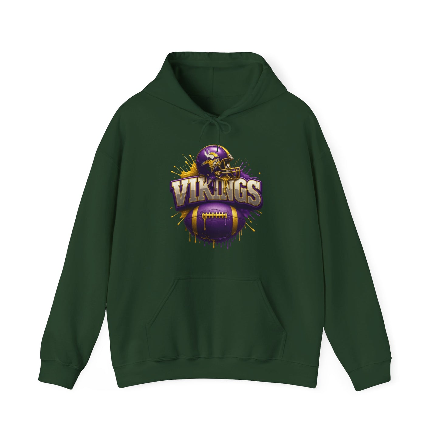 Sports Vikings Football Logo #2 Unisex Heavy Sweatshirt Hoodie