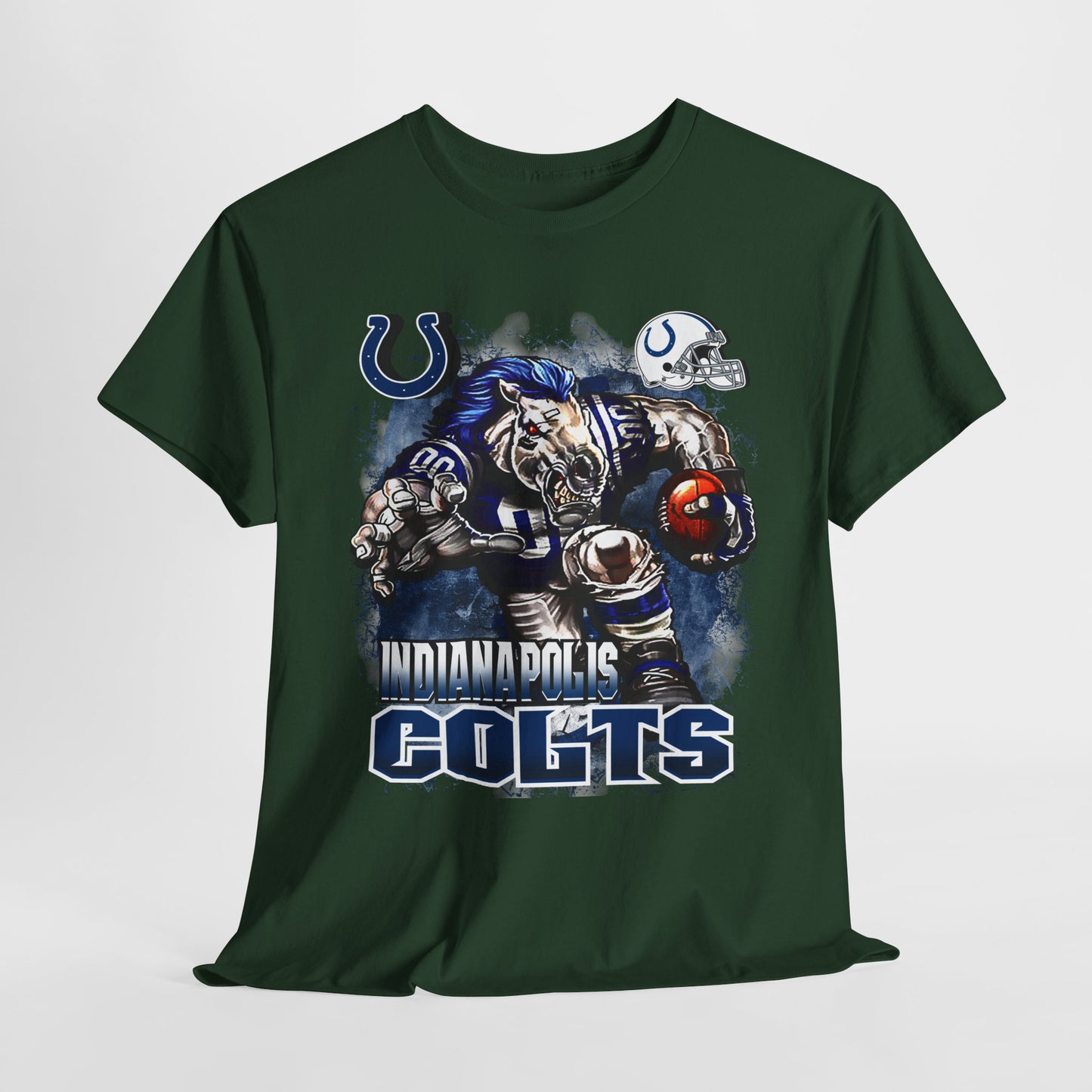 Sports Mascot Indianapolis Colts Unisex Heavy Cotton Tee - 312tshirts 2