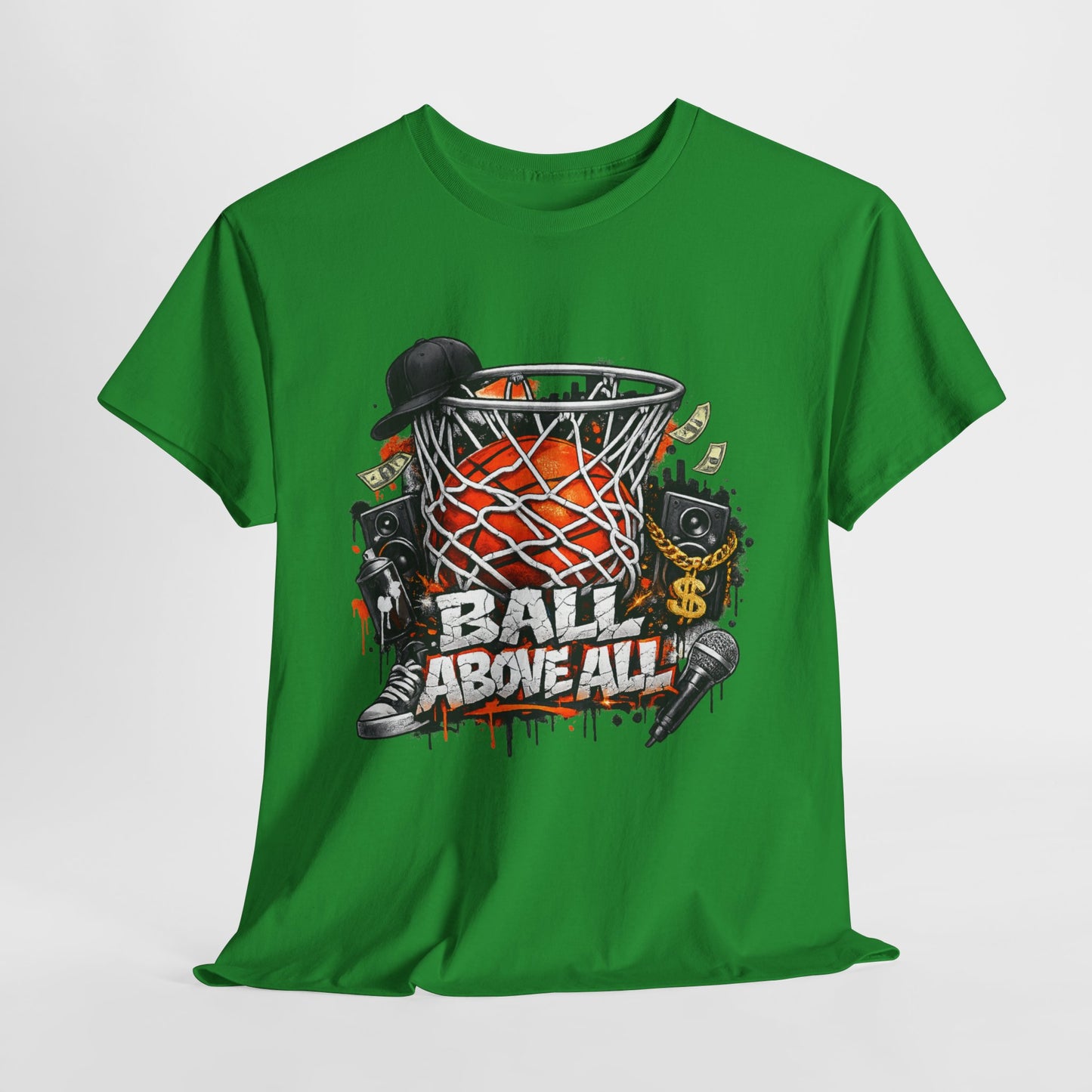 Basketball Drip #2 Unisex Heavy Cotton Tee