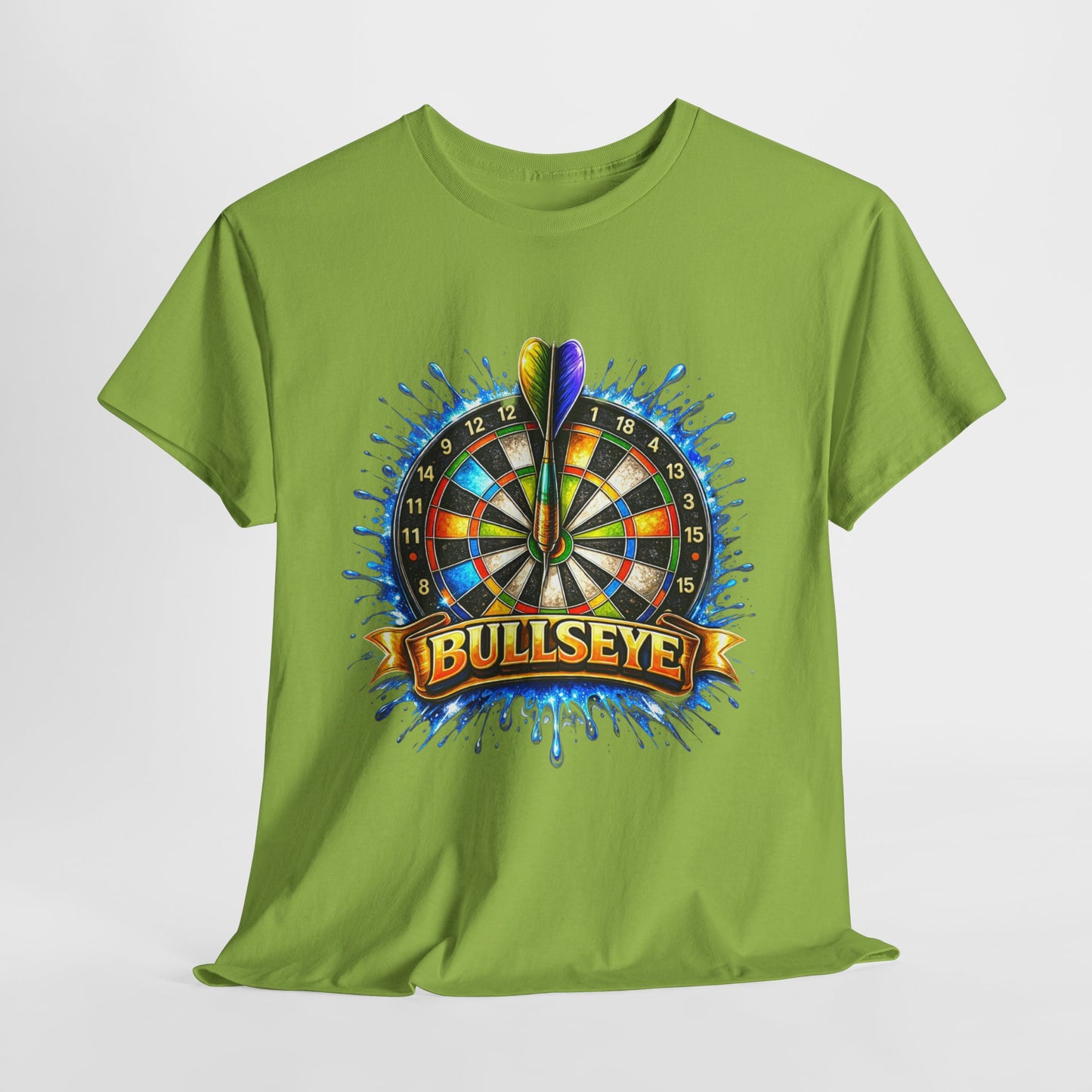 Bullseye Dartboard #1 Unisex Heavy Cotton Tee