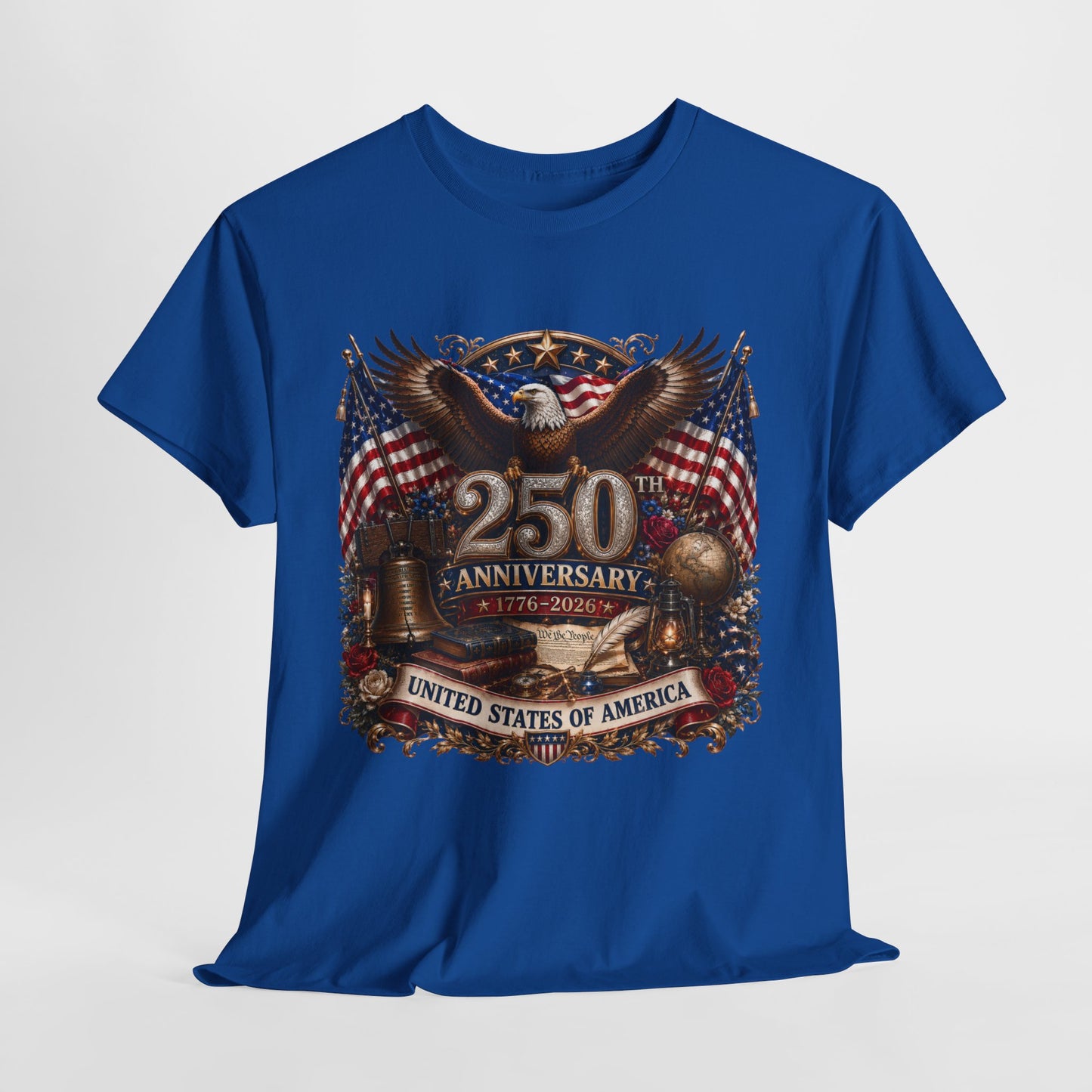 250 Years America #19 Unisex Heavy Cotton Tee - 312tshirts 2