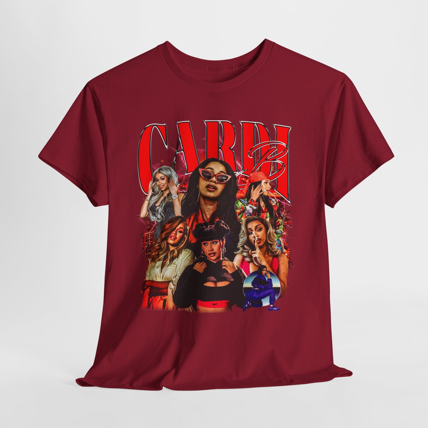 Cardi B 1 Hip-Hop Unisex Heavy Cotton Tee - 312tshirts 2