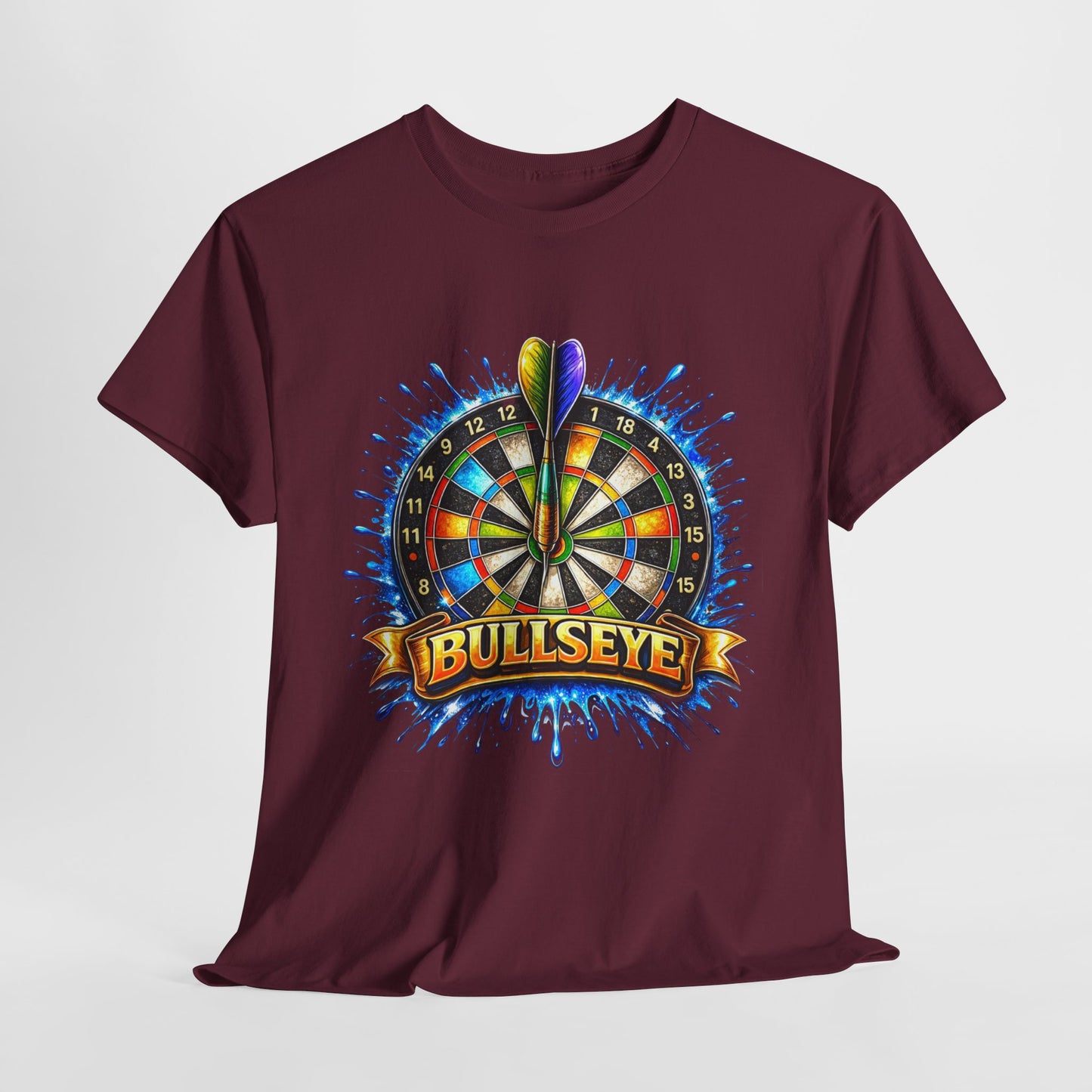 Bullseye Dartboard #1 Unisex Heavy Cotton Tee