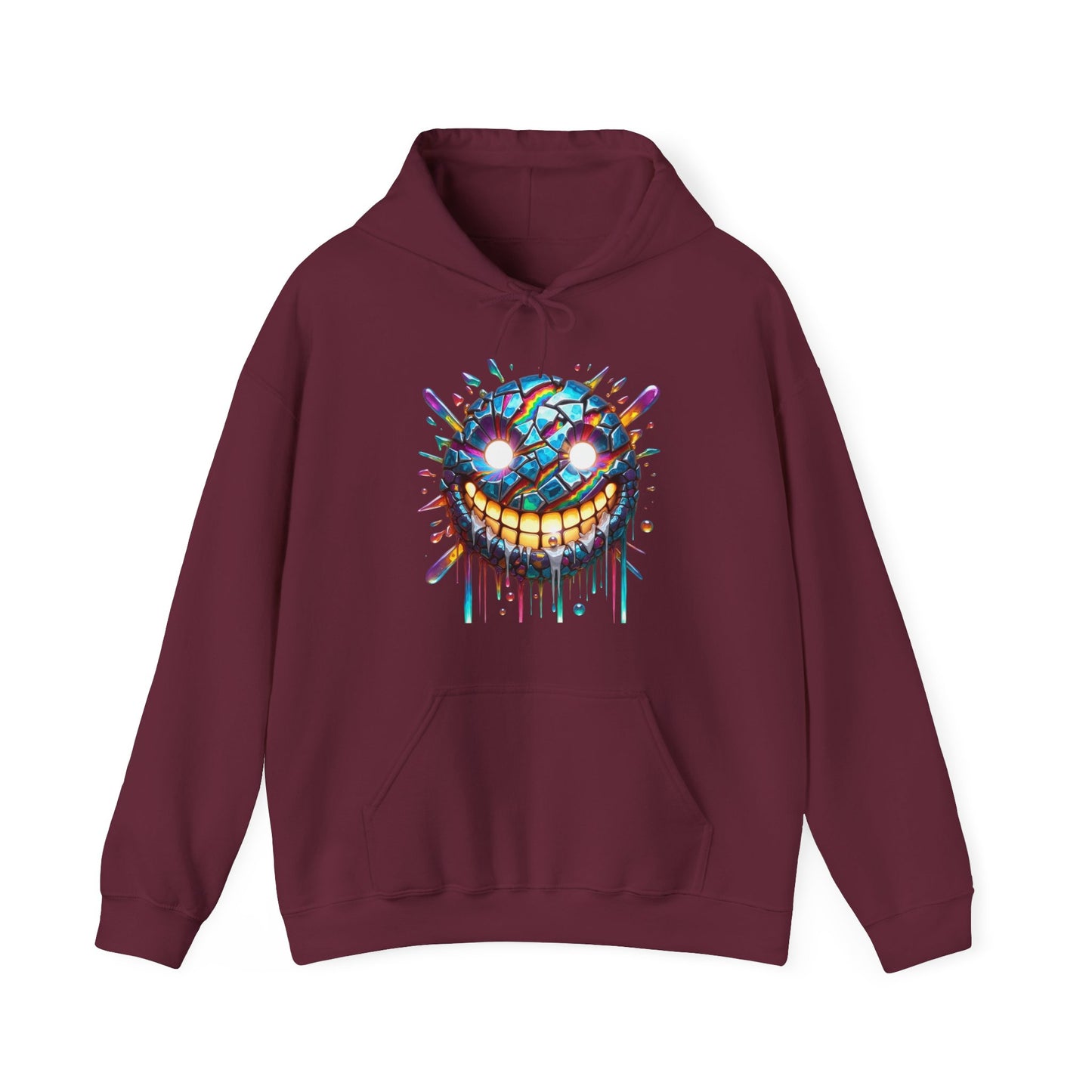 Creepy Neon Emoji #10 Unisex Heavy Sweatshirt Hoodie