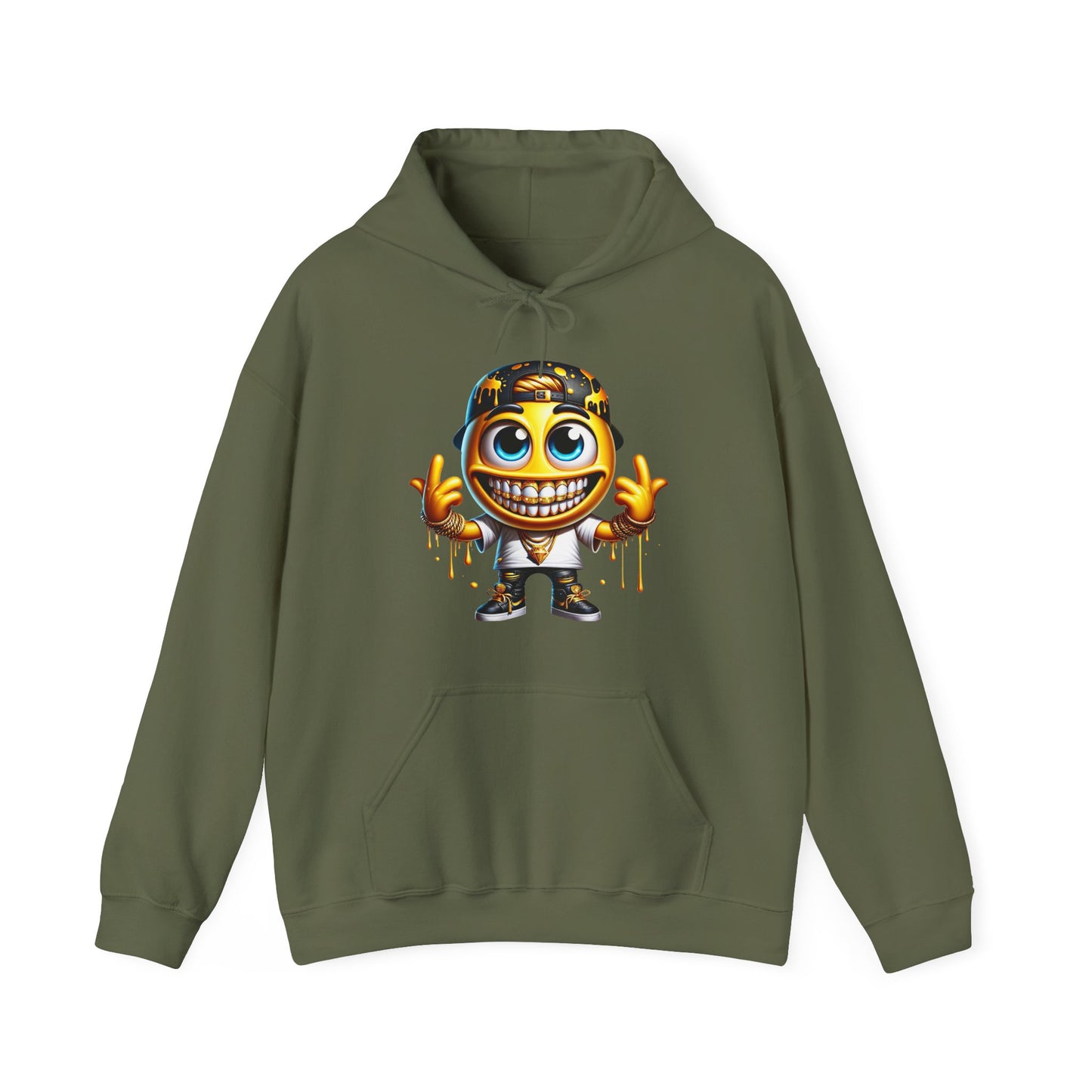 Gold Emoji #8 Unisex Heavy Sweatshirt Hoodie