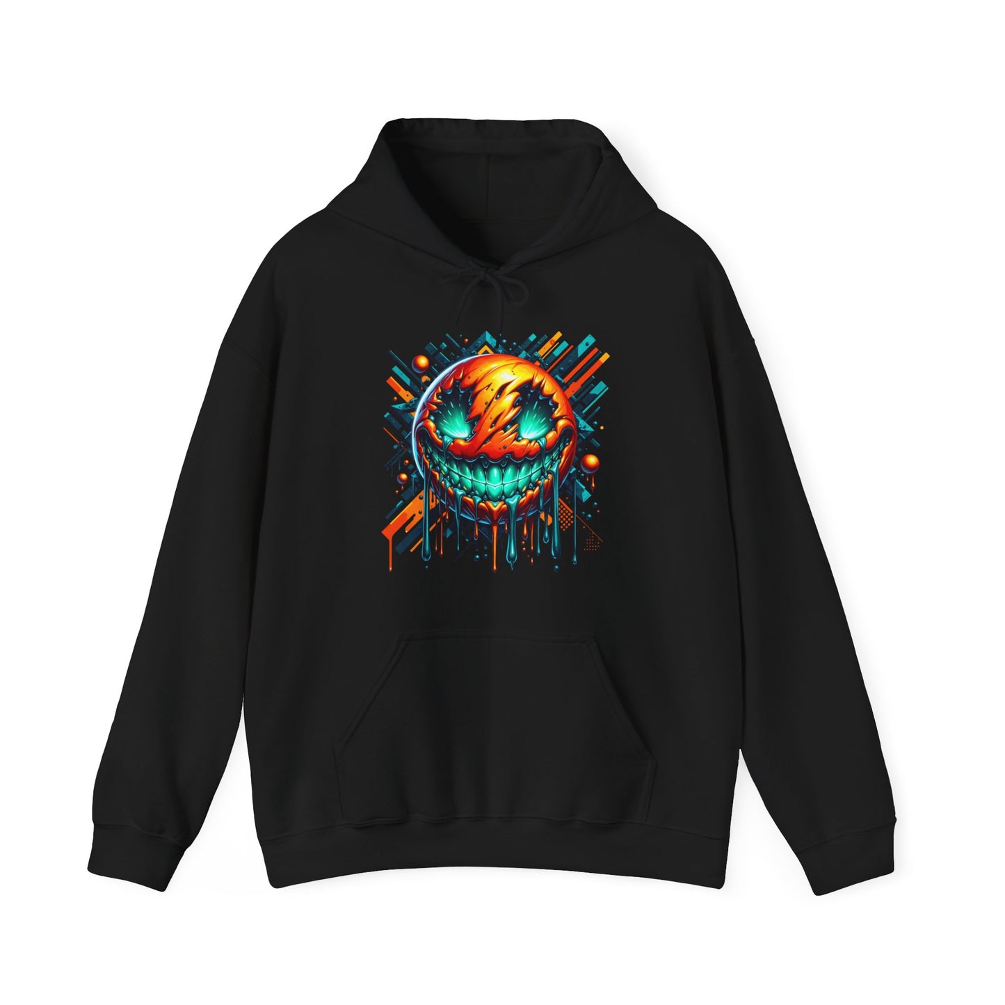 Creepy Neon Emoji #3 Unisex Heavy Sweatshirt Hoodie