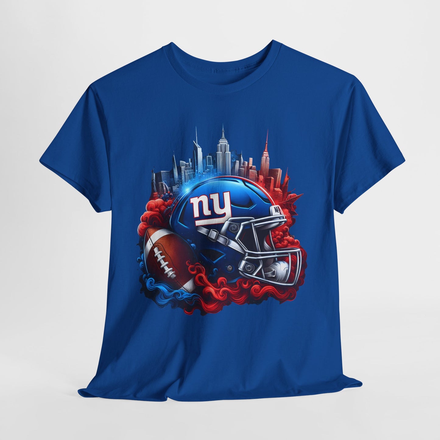 Sports NY Giants Football Helmet #1 Unisex Heavy Cotton Tee