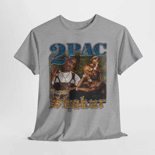 Pac 2 Hip-Hop Unisex Heavy Cotton Tee - 312tshirts 2