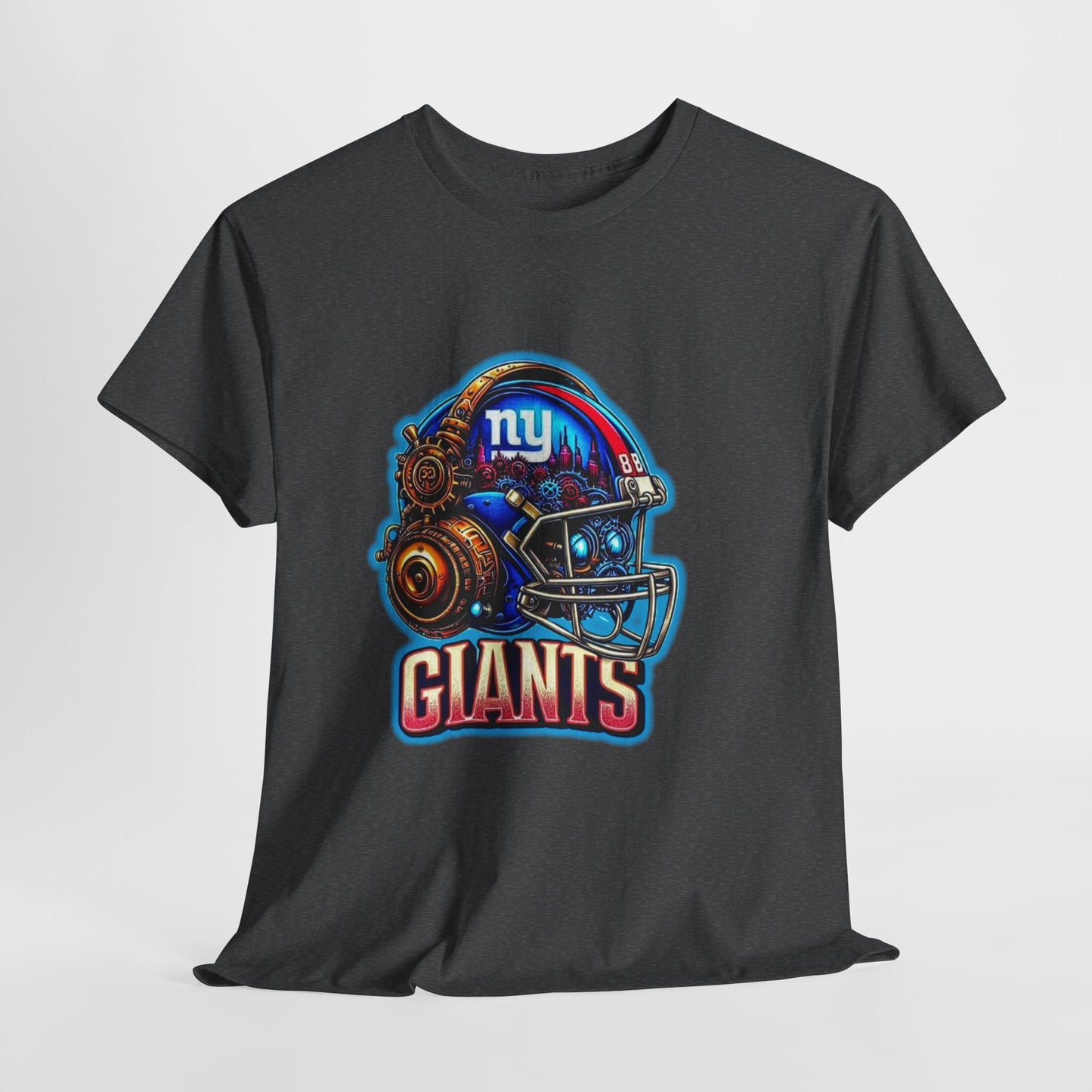 Sports Giant's Football Helmet #2 Unisex Heavy Cotton Tee
