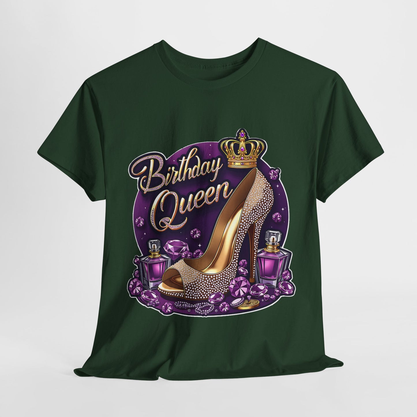 Purple Birthday Queen #17 Unisex Heavy Cotton Tee