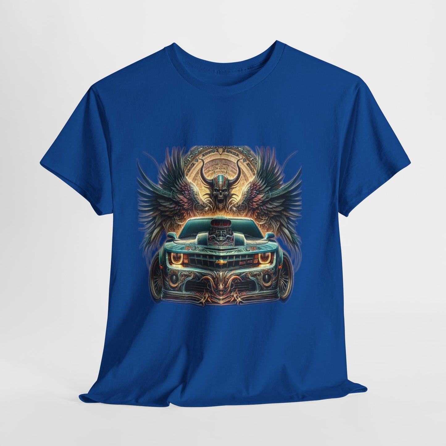 Car & Wings Graphic Unisex Heavy Cotton Tee