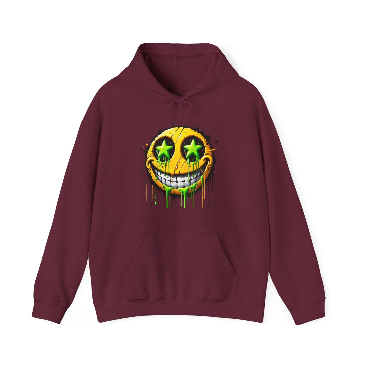 Creepy Neon Emoji #7 Unisex Heavy Sweatshirt Hoodie
