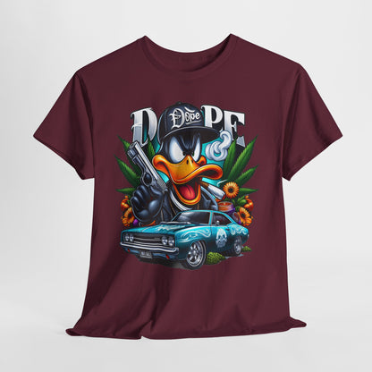 420 Dope Vibes Gangsta Duck #4 Unisex Heavy Cotton Tee - 312tshirts 2