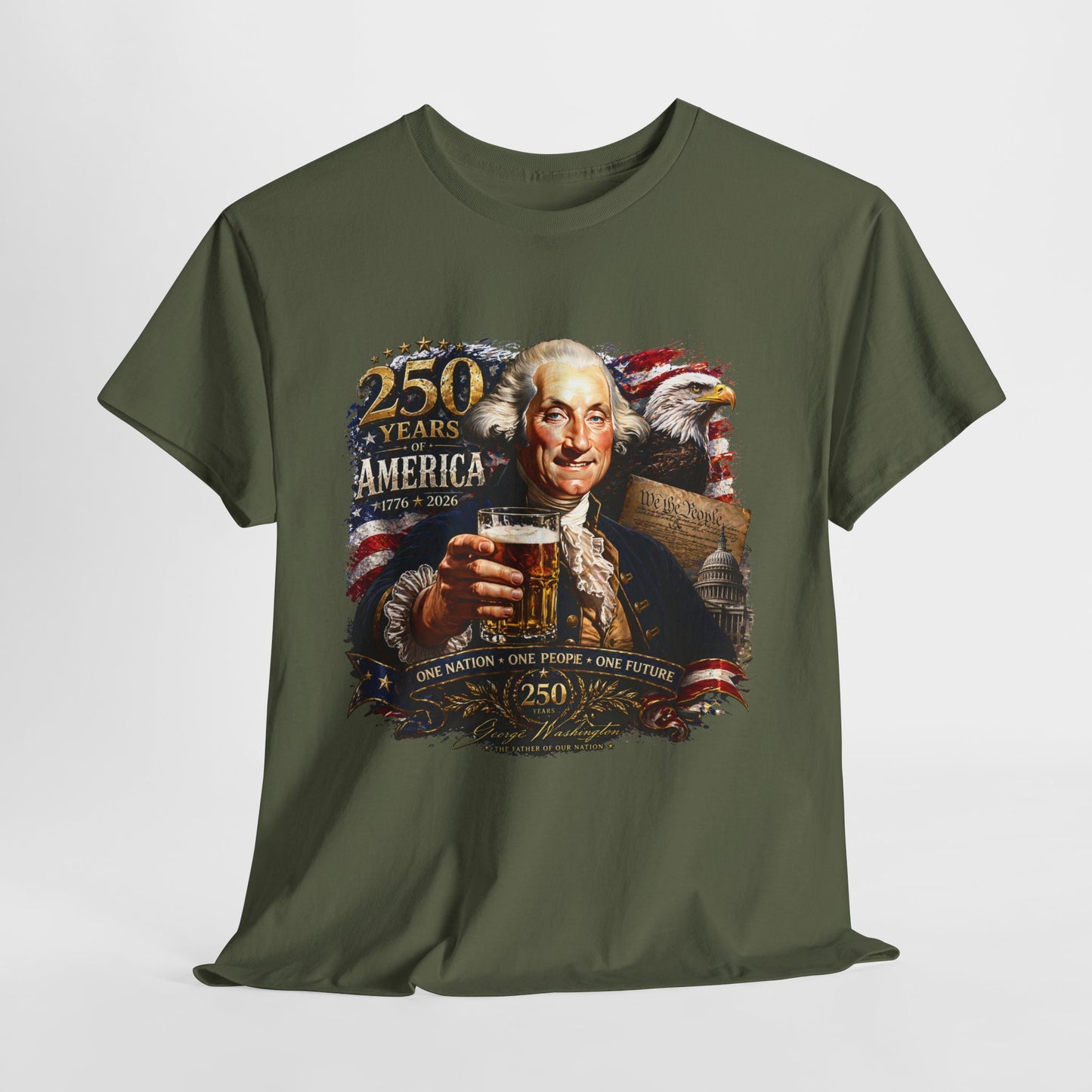250 Years America #4 Unisex Heavy Cotton Tee