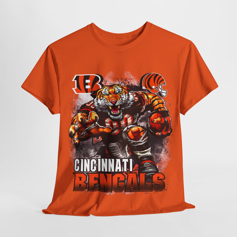 NFL Mascot Cincinnati Unisex Heavy Cotton Tee