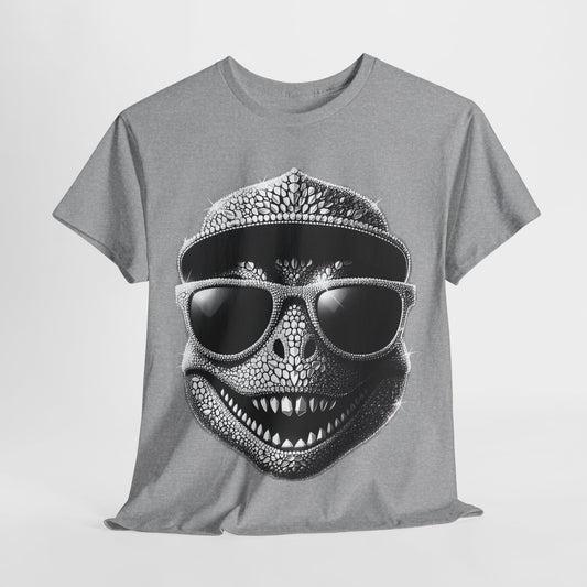 Cool Dinosaur Head Unisex Heavy Cotton Tee - 312tshirts 2