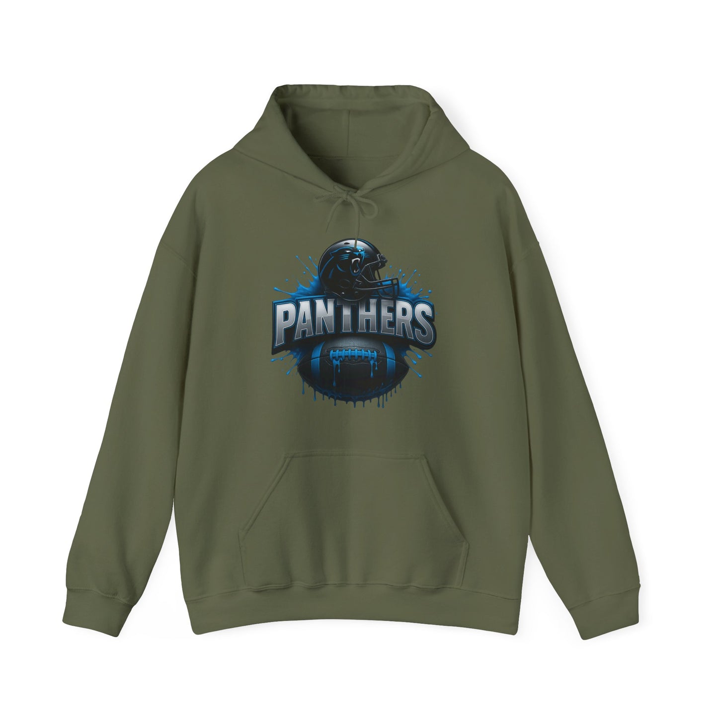 Sports Panthers Football Logo #2 Unisex Heavy Sweatshirt Hoodie