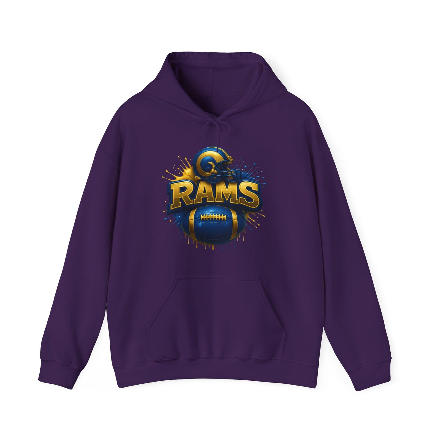 Sports Rams Football Logo #2 Unisex Heavy Sweatshirt Hoodie