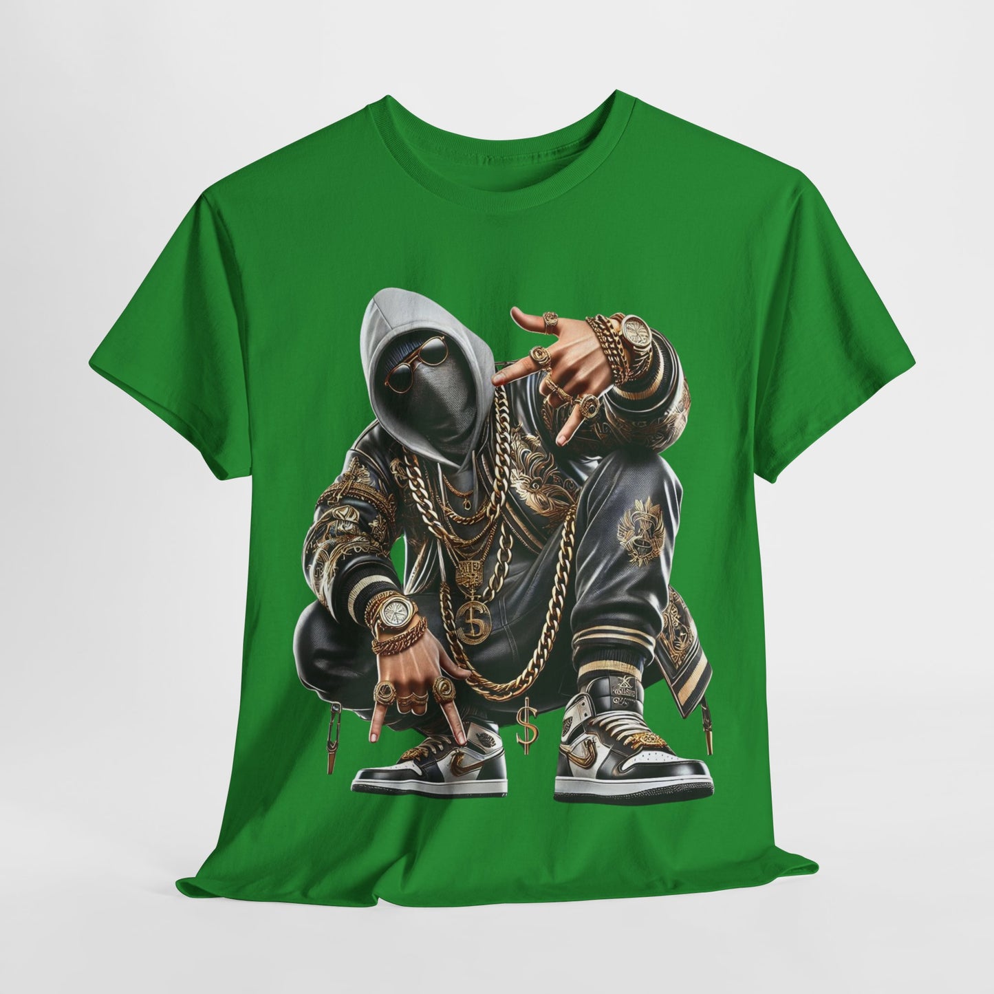 Hip-Hop Street Dude Unisex Heavy Cotton Tee - 312tshirts 2